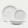 Serviciu de masa, 18 piese Sylia, Homla, portelan, alb