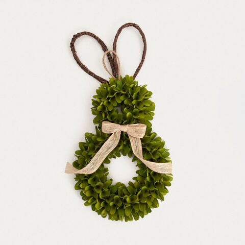 Decoratiune Kiri, Homla, 26x3x40 cm, plastic, verde