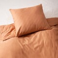 Lenjerie de pat dubla Avelia, Homla, 160x200 cm, 3 piese, bumbac/poliester, bej