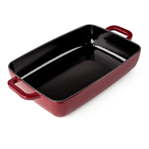 Tava de copt, Luigi Ferrero, Opera FR-3320, 40.8x23.2x7.5 cm, fonta emailata