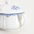 Supiera Lourry, Homla, 3 L, portelan, alb/albastru