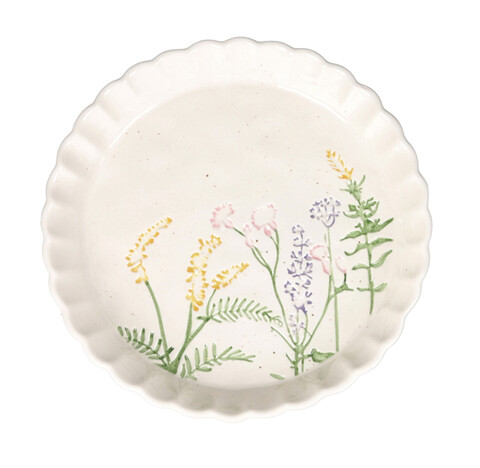 Forma de copt tarta, Risveglio, Brandani, 26.5x4.5 cm, ceramica