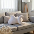 Set perne decorative	, Cloud & Moon, Alb
