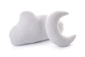 Set perne decorative	, Cloud & Moon, Alb