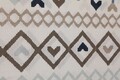 Set lenjerie de pat pentru o persoana Single XL (DE), 2 piese, L'essentiel Maison, Afra, Albastru / Maro / Crem