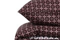 Lenjerie de pat dubla Super King (EU) (IT), L'essentiel Maison, Camicia, Maroon / White