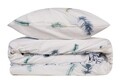 Lenjerie de pat dubla Super King (EU) (IT), L'essentiel Maison, Paradise, White / Dark Blue / Green