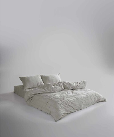 Lenjerie de pat dubla, L'essentiel Maison, Cassandra, Cremă naturală