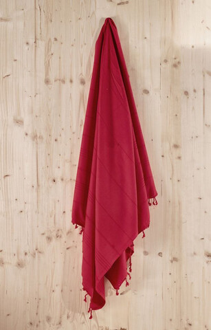 Prosop de plaja, L'essentiel Maison, Sultan, Rosu