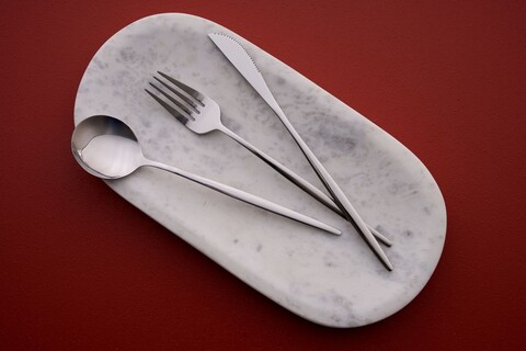 Set tacamuri, Hermia, 196RWE1814, Furculiță de masă: (6 bucăți), Argintiu