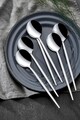 Set tacamuri, Hermia, 207PLM1105, Furculiță de masă: 21 x 1,4 cm (6 bucăți), Crom