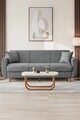 Canapea extensibila 3 locuri, Atelier del Sofa, 218NVD1105, Gri
