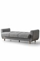 Canapea extensibila 3 locuri, Atelier del Sofa, 218NVD1105, Gri