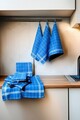 Set prosoape de bucatarie, Hermia, 219CFK1204, Dimensiune: 50 x 70 cm (10 bucăți), Albastru/Alb