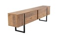 Comoda TV, Nordure, Serenity, 180x50x30 cm, Pin Atlantic / Negru
