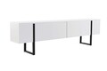 Comoda TV, Nordure, Serenity, 180x45x30 cm, Alb/Negru