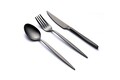 Set tacamuri, Hermia, 294HRO1113, Furculiță de masă: 21 x 2,5 cm (4 bucăți), Negru