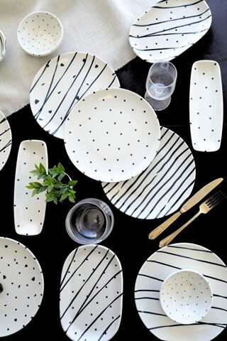 Set de mic dejun, Hermia, 311MBL1124, Bol Joker: 10 cm (4 bucăți), Multicolor