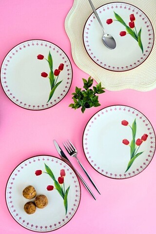 Set farfurii pentru desert, Hermia, 311MBL1319, Multicolor