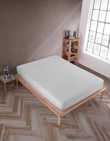 Cearceaf de pat cu elastic Jersey Single Small (FR), L'essentiel Maison, Grey, Gri