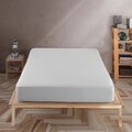 Cearceaf de pat cu elastic Jersey Single Large (FR), L'essentiel Maison, Grey, Gri