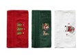 Set prosoape, L'essentiel Maison, Santa C, Verde / Roșu / Alb