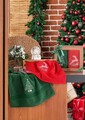 Set prosoape, L'essentiel Maison, New Year, Verde / Roșu / Alb