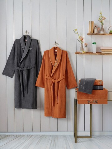 Set de baie Family, L'essentiel Maison, Dalila, Antracit / Scorțișoară