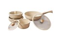 Set vase pentru gatit, Hermia, 343HNG1103, Baza de indicție, Crem