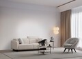 Canapea 3 locuri, Atelier del Sofa, 345DRX1102, Alb