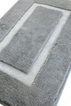 Set covoraș de baie acrilic, L'essentiel Maison, Quadrato Frame, Gri