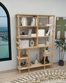 Corp biblioteca, Hanah Home, Salvia, 120x174x30 cm, Stejar