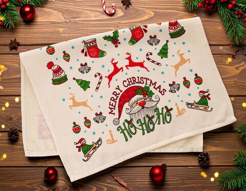 Set prosoape de bucatarie, L'essentiel Maison, Xmas, Multicolor