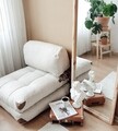 Fotoliu extensibil, Atelier del Sofa, 383EVN1101, Crem