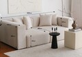 Canapea 3 locuri, Atelier del Sofa, 383EVN1245, Alb