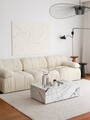 Canapea 3 locuri, Atelier del Sofa, 383EVN1249, Alb