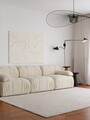 Canapea 3 locuri, Atelier del Sofa, 383EVN1249, Alb