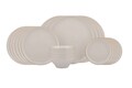 Serviciu de masa, Hermia, 387GRP1383, Farfurie: 21 cm (4 bucăți), Crem