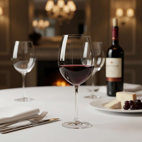 Set de pahare de vin, Hermia, 409PBH1117, Transparent