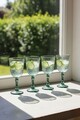 Set de pahare de vin, Hermia, 409PBH1149, Verde