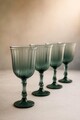 Set de pahare de vin, Hermia, 409PBH1149, Verde