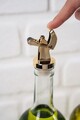 Set sticle dispenser ulei si otet, Hermia, 409PBH1416, Suport din lemn: (1 bucată), Transparent