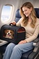 Geantă de transport pentru animale de companie, Paws & Whiskers, Airline, Negru