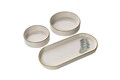 Set de mic dejun, Hermia, 430KSV1372, Platou: 25 x 11 x 3,5 cm (2 bucăți), Multicolor