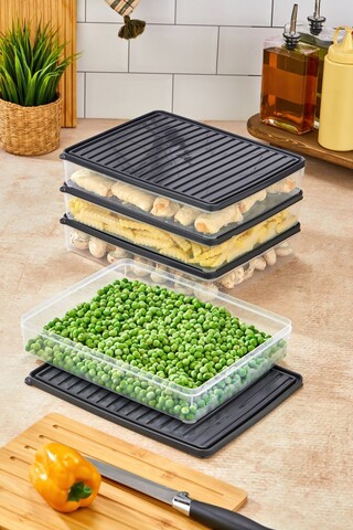 Set recipiente depozitare, Hermia, 452PTR1148, Antracit