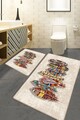 Set covorase de baie, L'essentiel Maison, Rovny, Multicolor