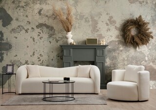 225x76x75 cm, Crem