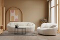 Canapea 2 locuri, Atelier del Sofa, 560ARE1890, Crem