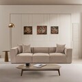Canapea 3 locuri, Atelier del Sofa, 560ARE2312, Cappuccino