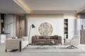 Canapea 3 locuri, Atelier del Sofa, 560ARE2368, Alb